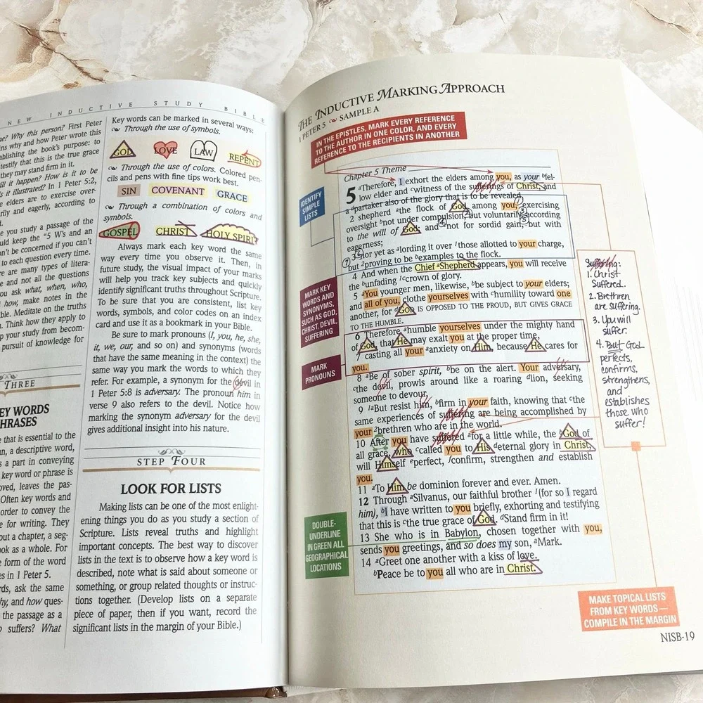 The New Inductive Study Bible the New American Standard Bible (NASB) Hardcover